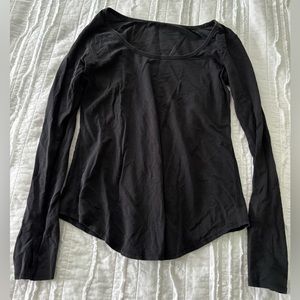 Lululemon scoop-neck wicking shirt, size 12